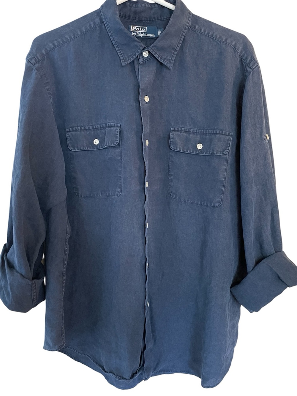 Men’s Linen Polo Ralph Lauren Button front Shirt